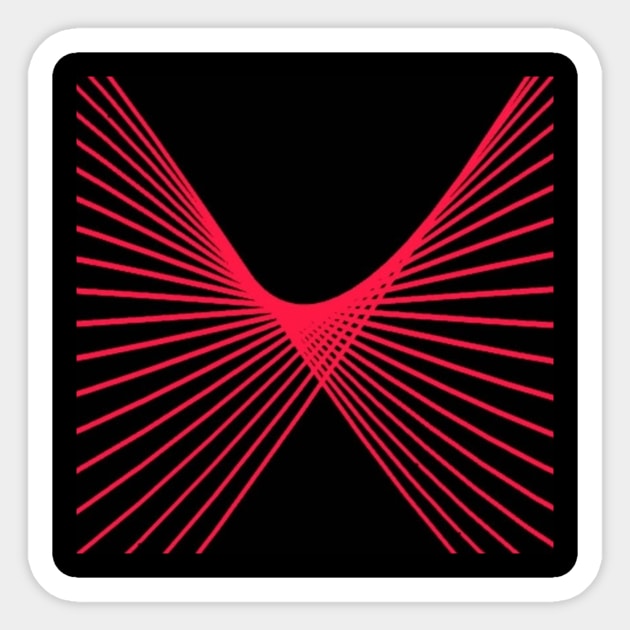 red lines Sticker by PREMIUMSHOP